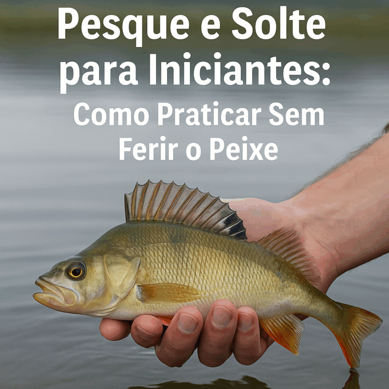 Técnica do Pesque e Solte para Iniciantes: Como Praticar Sem Ferir o Peixe